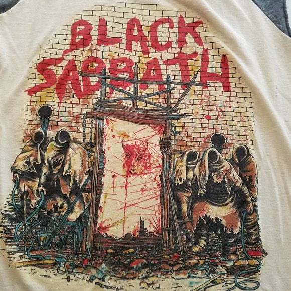 🤘🎸Black Sabbath 1981 Vintage "Mob Rules" with Ronnie James Dio Tour Shirt S - Picture 8 of 8